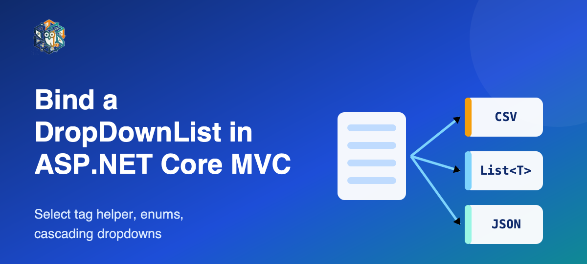 How to Bind a DropDownList in ASP.NET Core MVC